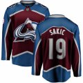 Colorado Avalanche #19 Joe Sakic Fanatics Branded Maroon Home Breakaway NHL Jersey