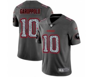 San Francisco 49ers #10 Jimmy Garoppolo Limited Gray Static Fashion Limited Football Jersey