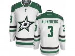 Dallas Stars #3 John Klingberg Authentic White Away NHL Jersey