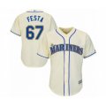 Seattle Mariners #67 Matt Festa Authentic Cream Alternate Cool Base Baseball Player Jersey