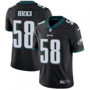 Philadelphia Eagles #58 Jordan Hicks Black Alternate Vapor Untouchable Limited Player NFL Jersey