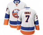 New York Islanders #7 Jordan Eberle Authentic White Away NHL Jersey