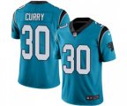 Carolina Panthers #30 Stephen Curry Blue Alternate Vapor Untouchable Limited Player Football Jersey