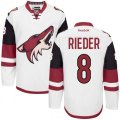 Arizona Coyotes #8 Tobias Rieder Authentic White Away NHL Jersey