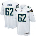Los Angeles Chargers #62 Max Tuerk Game White NFL Jersey