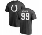Indianapolis Colts #99 Justin Houston Ash One Color T-Shirt