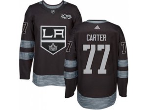 Los Angeles Kings #77 Jeff Carter Black 1917-2017 100th Anniversary Stitched NHL Jersey