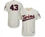 Minnesota Twins #43 Addison Reed Cream Alternate Flex Base Authentic Collection Baseball Jersey