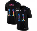 Atlanta Falcons #11 Julio Jones Multi-Color Black 2020 NFL Crucial Catch Vapor Untouchable Limited Jersey