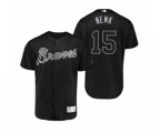 Atlanta Braves #15 Sean Newcomb Newk Black 2019 Players' Weekend Authentic Jersey