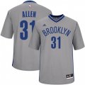 Brooklyn Nets #31 Jarrett Allen Authentic Gray Alternate NBA Jersey