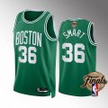 Boston Celtics #36 Marcus Smart Green 2022 Finals Stitched Jersey