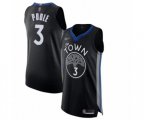 Golden State Warriors #3 Jordan Poole Authentic Black Basketball Jersey - 2019-20 City Edition