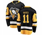 Pittsburgh Penguins #11 Jimmy Hayes Authentic Black Home Fanatics Branded Breakaway NHL Jersey