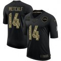Seattle Seahawks #14 D.K. Metcalf Camo 2020 Salute To Service Limited Jersey