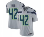 Seattle Seahawks #42 Delano Hill Grey Alternate Vapor Untouchable Limited Player Football Jersey