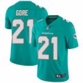 Miami Dolphins #21 Frank Gore Aqua Green Team Color Vapor Untouchable Limited Player NFL Jersey