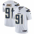 Los Angeles Chargers #91 Justin Jones White Vapor Untouchable Limited Player NFL Jersey