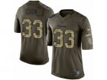 Minnesota Vikings #33 Dalvin Cook Limited Green Salute to Service NFL Jersey