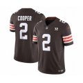 Cleveland Browns #2 Amari Cooper Brown 2023 F.U.S.E. Jim Brown Memorial Vapor Untouchable Limited Football Stitched Jersey