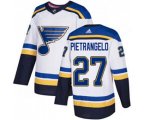 St. Louis Blues #27 Alex Pietrangelo White Road Stitched Hockey Jersey