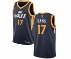 Utah Jazz #17 Ed Davis Swingman Navy Blue Basketball Jersey - Icon Edition