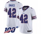 Buffalo Bills #42 Patrick DiMarco White Vapor Untouchable Limited Player 100th Season Football Jersey