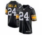 Pittsburgh Steelers #24 Benny Snell Jr. Game Black Alternate Football Jersey
