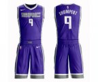 Sacramento Kings #9 Iman Shumpert Swingman Purple Basketball Suit Jersey - Icon Edition