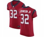Houston Texans #32 Lonnie Johnson Red Alternate Vapor Untouchable Elite Player Football Jersey