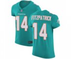 Miami Dolphins #14 Ryan Fitzpatrick Aqua Green Team Color Vapor Untouchable Elite Player Football Jersey