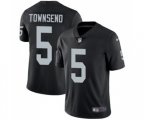 Oakland Raiders #5 Johnny Townsend Black Team Color Vapor Untouchable Limited Player Football Jersey