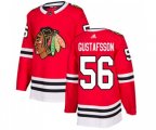 Chicago Blackhawks #56 Erik Gustafsson Premier Red Home NHL Jersey