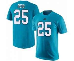 Carolina Panthers #25 Eric Reid Blue Rush Pride Name & Number T-Shirt