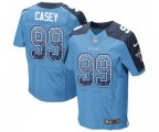 Tennessee Titans #99 Jurrell Casey Elite Light Blue Home Drift Fashion Football Jersey