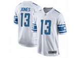 Detroit Lions #13 T.J. Jones Game White NFL Jersey