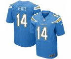 Los Angeles Chargers #14 Dan Fouts Elite Electric Blue Alternate Football Jersey