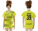 2017-18 Dortmund 39 BONMANN Home Women Soccer Jersey