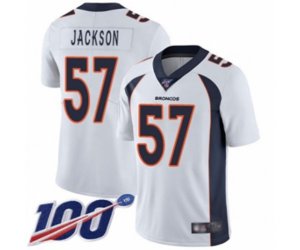 Denver Broncos #57 Tom Jackson White Vapor Untouchable Limited Player 100th Season Football Jersey