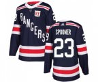 Adidas New York Rangers #23 Ryan Spooner Authentic Navy Blue 2018 Winter Classic NHL Jersey