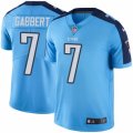 Tennessee Titans #7 Blaine Gabbert Limited Light Blue Rush Vapor Untouchable NFL Jersey