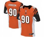 Cincinnati Bengals #90 Michael Johnson Elite Orange Alternate Football Jersey