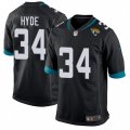 Jacksonville Jaguars #34 Carlos Hyde Game Black Team Color NFL Jersey