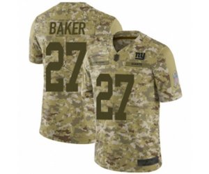 New York Giants #27 Deandre Baker Limited Camo 2018 Salute to Service Football Jersey