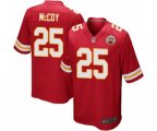 Kansas City Chiefs #25 LeSean McCoy Game Red Team Color Football Jersey