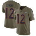 Denver Broncos #12 Paxton Lynch Limited Olive 2017 Salute to Service NFL Jersey