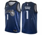 Orlando Magic #1 Jonathan Isaac Swingman Blue NBA Jersey - City Edition