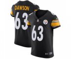 Pittsburgh Steelers #63 Dermontti Dawson Black Team Color Vapor Untouchable Elite Player Football Jersey