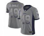 Dallas Cowboys #49 Jamize Olawale Limited Gray Rush Drift Fashion NFL Jersey