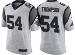 Carolina Panthers #54 Shaq Thompson 2016 Gridiron Gray II NFL Limited Jersey